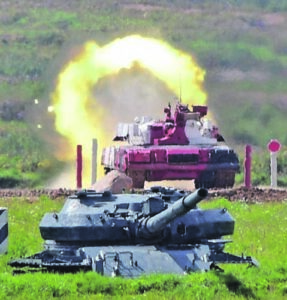 танк стреля